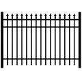 Security Ground Yard Spear Points Aluminum Fence Sharped Top Safety Panel Black White Green color